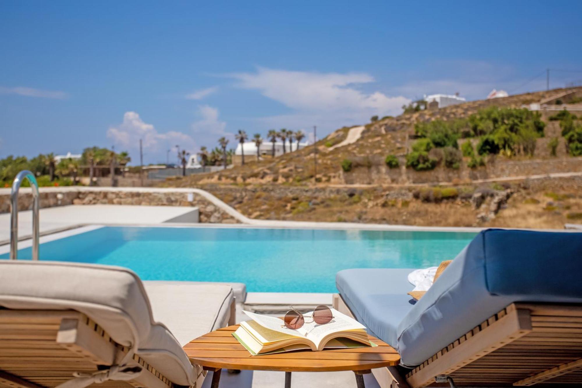 Terra White Seaview Pool Apartments & Suites Mykonos Town Luaran gambar