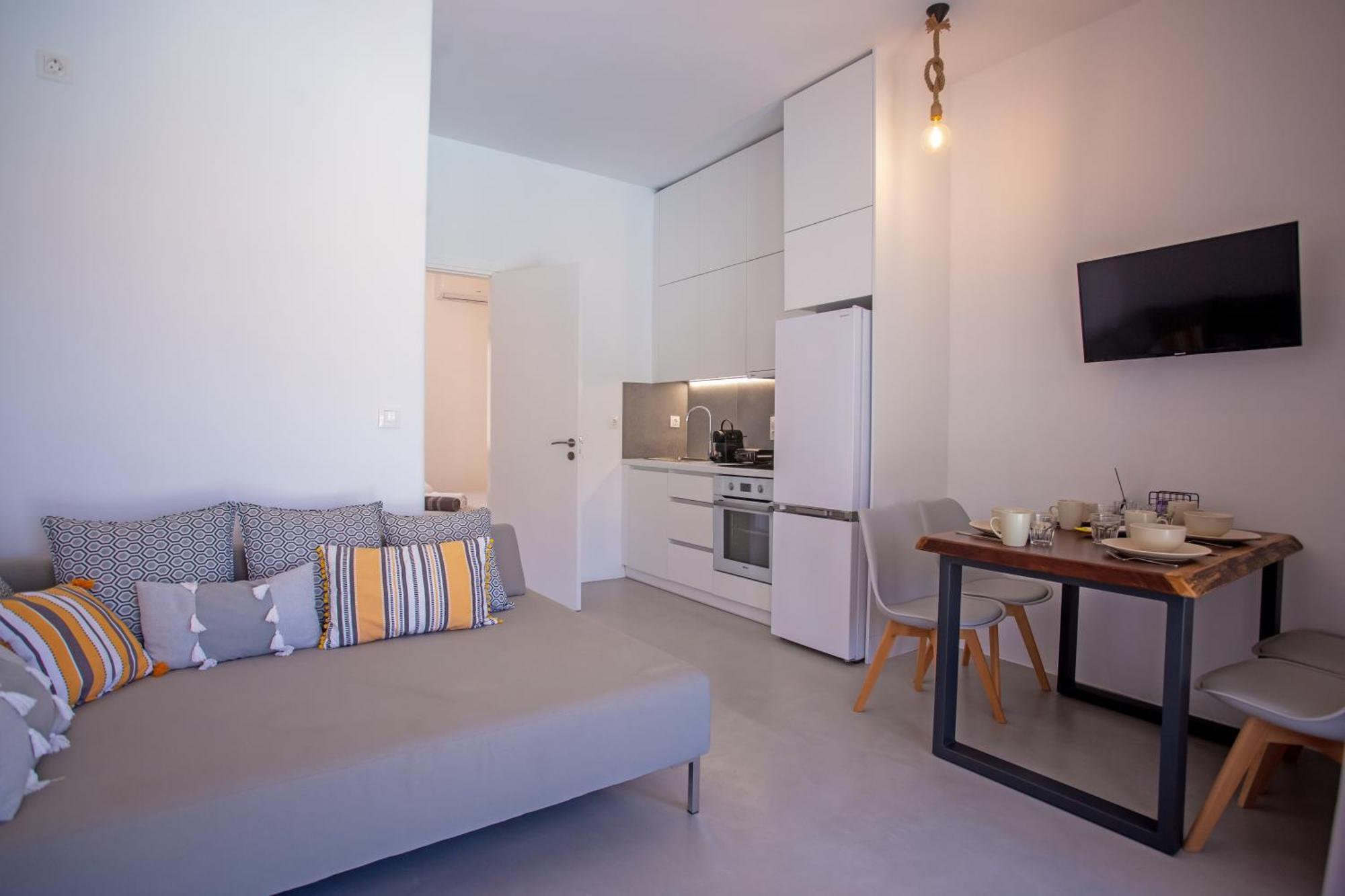 Terra White Seaview Pool Apartments & Suites Mykonos Town Luaran gambar