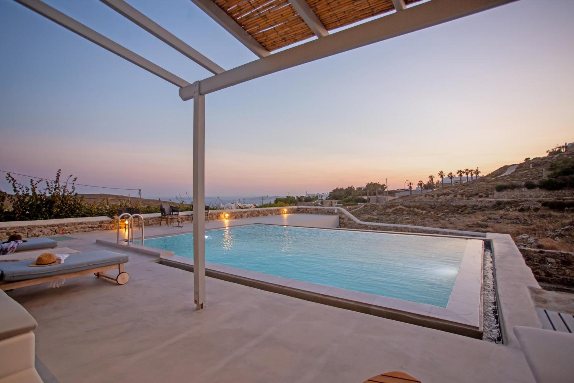 Terra White Seaview Pool Apartments & Suites Mykonos Town Luaran gambar